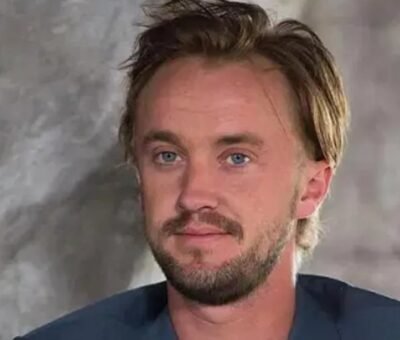 Star Tom Felton falls on Golf