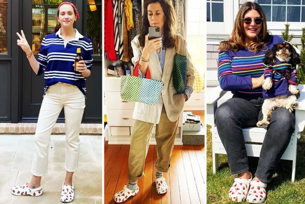 Why so many Woman Suddenly Wearing Strawberry Crocs on Instagram?