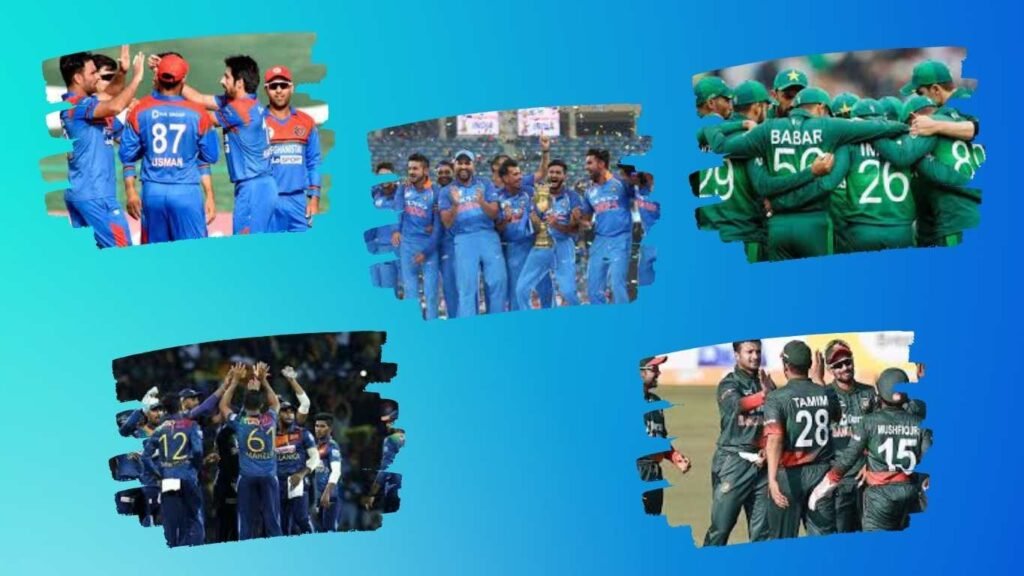 The teams of Asia cup 2022